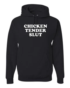 Sudadera con capucha unisex Chicken Tender Slut Humor - Imagen 1 de 27