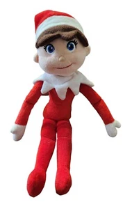 Elfe Plüsch 14 Zoll Mädchen Puppe Stofftier braune Haare & blaue Augen - Bild 1 von 6