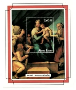 Sierra Leone 1993 - Christmas, Raphael Painting - Souvenir Sheet - Sc 1690 - MNH - Picture 1 of 1