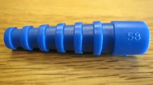 200 x RG58 Zugentlastungsmanschette BLAU Koaxialkabel BNC Stecker Schutz Koax - Bild 1 von 7