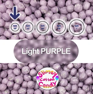 Large Box 8” x 7” x 3” - Marshmallow Foam Beads For Slime - Light Purple - Picture 1 of 3