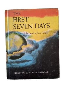 The First Seven Days The Story Of The Creation From Genesis 1962 Paul Galdone HC - Picture 1 of 3