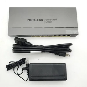 Netgear 8-Port Gigabit Ethernet Unmanaged PoE Switch GS108LP mit 8 x PoE+ @ 60W - Bild 1 von 4