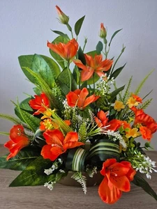 Blumengesteck Kunstblumen Tischgesteck künstlich Tischdeko Kunstgesteck Gesteck - Bild 1 von 4