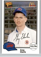 1989 Kodak Peoria Chiefs Baseball Cards Pick From List