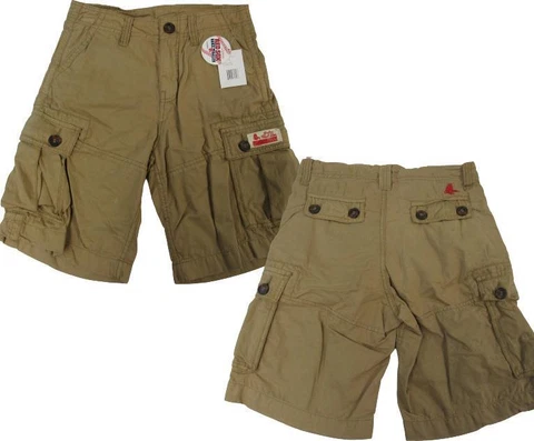 New Boston Red Sox Mens Sizes 30-32-34 Tan Khaki Cargo Shorts Cover