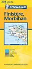 Finistere/Morbihan: No.308 (Michelin Local Maps)