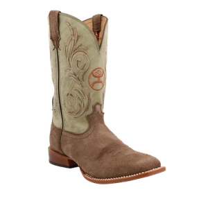 Twisted X Men's 12" Square Toe Chocolate & Key Lime Hooey® Boot  MHY0035 - Picture 1 of 126