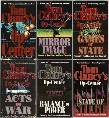 Op-Center War Espionage Lot of 6 Paperback by Tom Clancy — 第 1/4 张图片