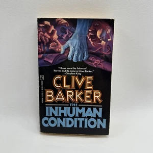 The Inhuman Condition by Clive Barker 1987 PB 1st Printing Pocket Horror - Picture 1 of 13