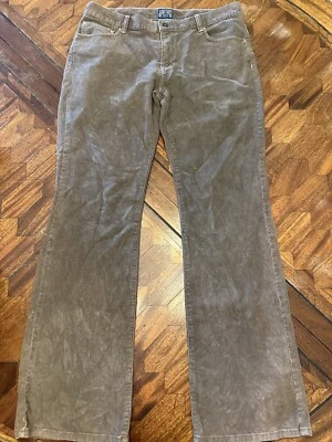 Polo Jeans Company Corduroy Pants Women's 12x32 Brown Cotton Mid Rise Jeans - Image 1 of 3