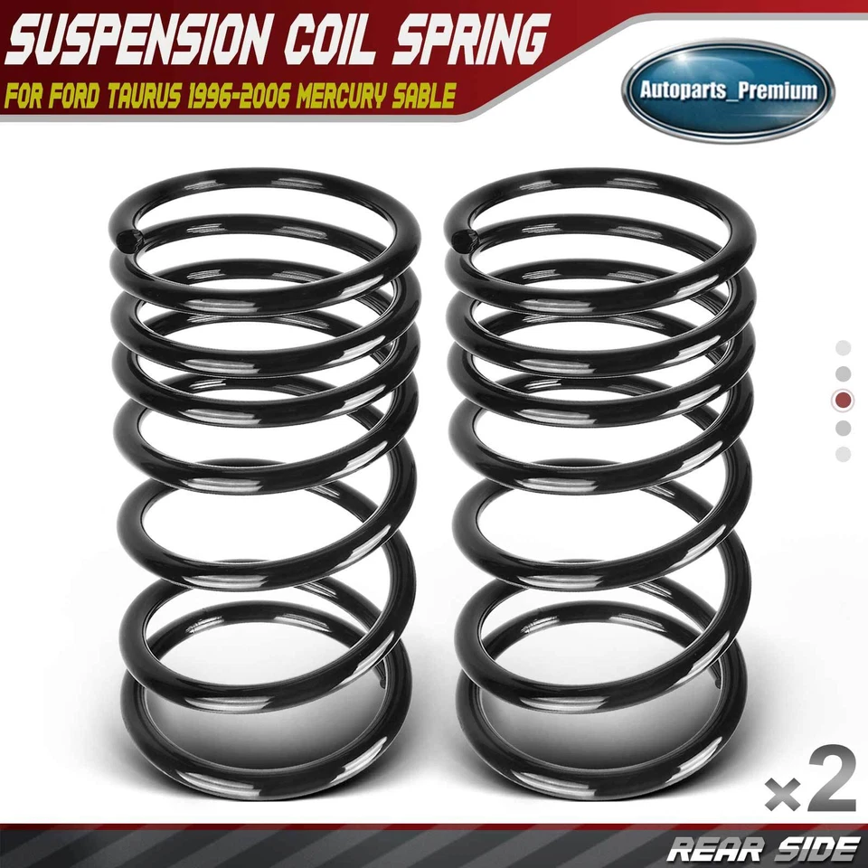 2x Juego de muelles helicoidales traseros para Ford Taurus 1996-2006 Mercury Sable 1996-2005 sedán Foto 1 de 4