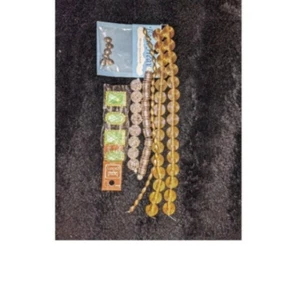 Metallic Beads Strands Lot #133 - 7 Strands - Imagen 1 de 5