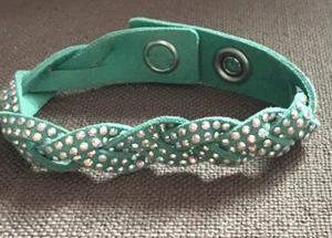 Swarovski Kristalle Armband, neu, ohne Etikett, Jade Wildleder - Bild 1 von 4