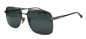 Vintage Gant G-356 Gunmetal Square Pilot Sunglasses Japan W/ NEW LENSES - Picture 1 of 8