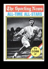 1976 TOPPS #346 TY COBB SPORTING NEWS ALL STAR - DETROIT TIGERS HOF