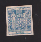 New Zealand 1930's £500 Blue Arms Essay