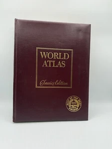 Hammond World Atlas Classics Edition, Leatherbound, 1977 FANTASTIC CONDITION! - Imagen 1 de 5