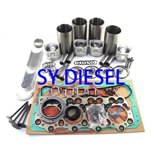 TD23 Complete Rebuild Kit for Nissan Engine Gasket Piston Cylinder Liner Valves - Bild 1 von 1