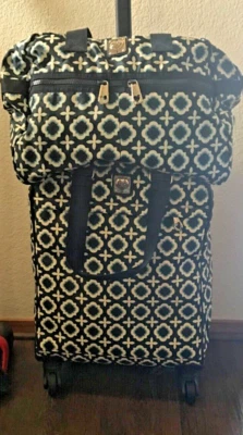 BRIGHTON WEEKENDER LUGGAGE SET.  WHEELED SUITCASE.  DUFFEL BAG.  BLUE.  NWOT. - Image 1 of 4