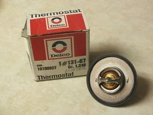 New Genuine OEM AC Delco 131-67 Engine Coolant Thermostat 10190927 NOS - Picture 1 of 5