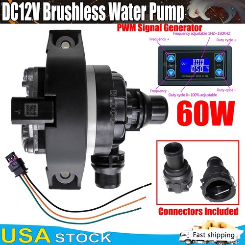 Electric Car Engine Auxiliary Cooling Hot Pump 60W DC12V W/ PWM Signal