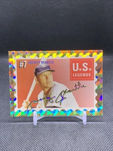 US Legends Prototype- Mickey Mantle Gold Foil Card /HOF NY Yankees - Picture 1 of 2
