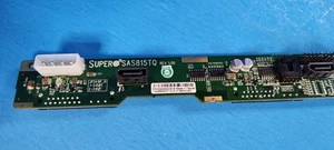 Placa de disco duro plano posterior Supermicro SAS815TQ 1U Server 4 puertos SAS/SATA 3,5" HDD - Imagen 1 de 3