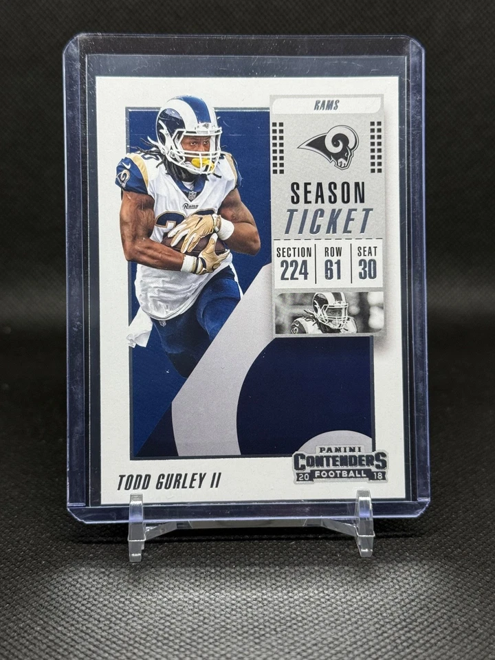 2018 Panini Contenders - Season Ticket - #46 Todd Gurley II - Rams - Image 1 of 2