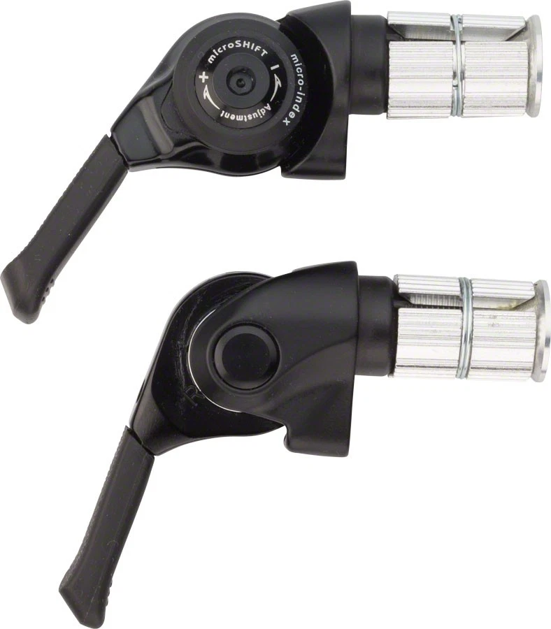 microSHIFT 10-Speed Mountain Bike Bar End Shifters - Compatible with & SRAM, - Image 1 of 1