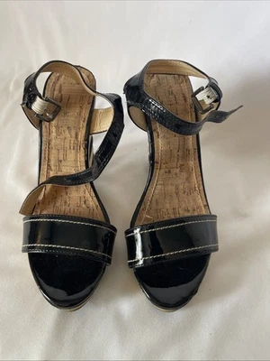 Sandalias de cuña para mujer sin marca talla 7 Foto 1 de 4