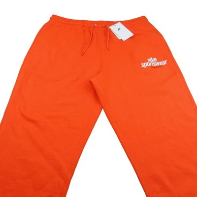 Pantalones de chándal Nike Sportswear para hombre talla grande naranja ajuste estándar pierna cónica NUEVO Foto 1 de 4