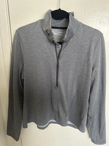 Under Armour Heatgear Gray Youth XL Half Zip Pullover Boys 1/4 Zip Loose - Picture 1 of 3