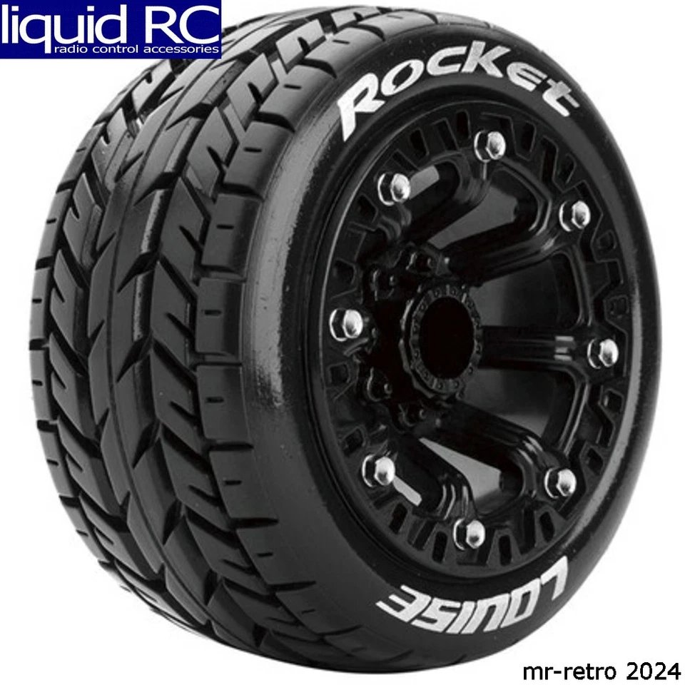 Louise RC 1/16 St-rocket 2.2 Inches Tires With 12mm Hex Wheels 4pcs #l-t3188sb