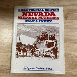 VTG Nevada Historic Markers Map And Index Book 200 Sites Bicentennial Edition - Picture 1 of 7