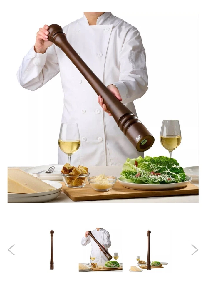 Molinillo de pimienta de madera Trudeau restaurante molinillo profesional gigante largo 31 pulgadas 78 cm Foto 1 de 3