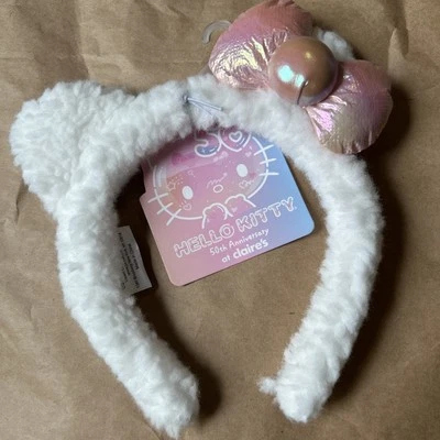 Sanrio Hello Kitty волос головы Алиса группы меха Cat уши и бант девочек аксессуар новый - Изображение 1 из 2