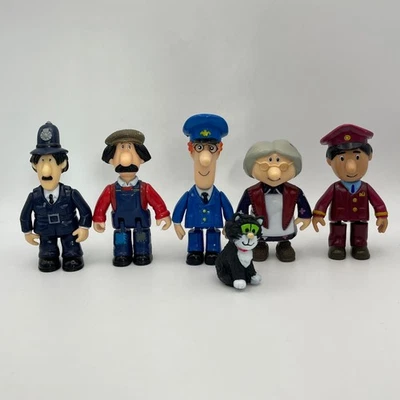 Postman Pat & Friends Figure Set - Pat, Jess, Ted Glen, Mrs Goggins, PC Selby AL - Image 1 of 3