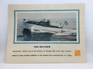 1936 The Roamer Cruiser Brochure American Car and Foundry Co. Boat Buy It Now - Picture 1 of 3