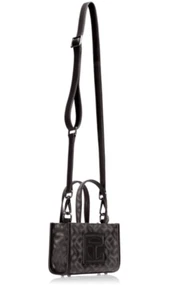 Telfar Small Jacquard Shopper - monograma negro - Imagen 1 de 4