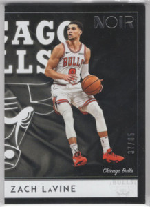2018-19 Panini Noir #39 Zach LaVine A /85 - NM-MT