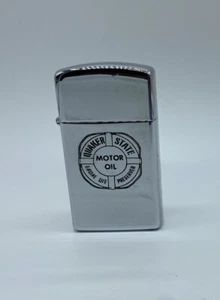 Unfired ZIPPO Lighter Quaker State Oil Fuel Engine Life Preserver Advertising - Picture 1 of 13