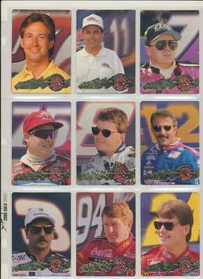 Full set of 78 NASCAR cards 1995 Action Packed Preview cards - Image 1 of 4