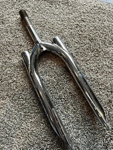 OLD SCHOOL BMX 80's SE RACING STANDING GEAR FS FORK 20" OG CHROME 1" x 24 forks - Picture 1 of 6