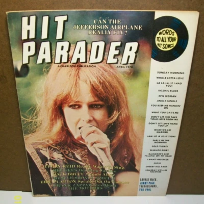 Hit Parader No.69 April 1970 - Jefferson Airplane - Image 1 of 4