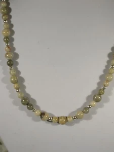 20" Fossil Coral Bead Necklace - Picture 1 of 2