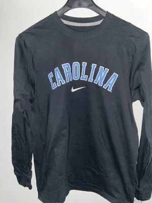 North Carolina Tar Heels NCAA Men's L/S Black Shirt Woodmark  Large   C - Image 1 of 2