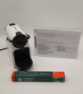 Krups Nespresso Inissia XN100 Weiß Kapseln + Maschine + Bedienungsanleitung - Bild 1 von 5