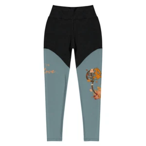 Disney Fall'in in Love sports leggings - Picture 1 of 33