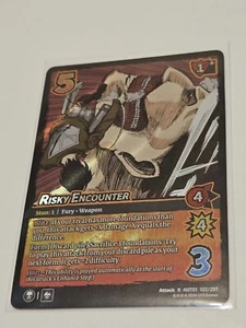 Juego de cartas coleccionables Risky Encounter 122/297 Foil UniVersus Attack on Titan: Battle for Humanity - Imagen 1 de 2